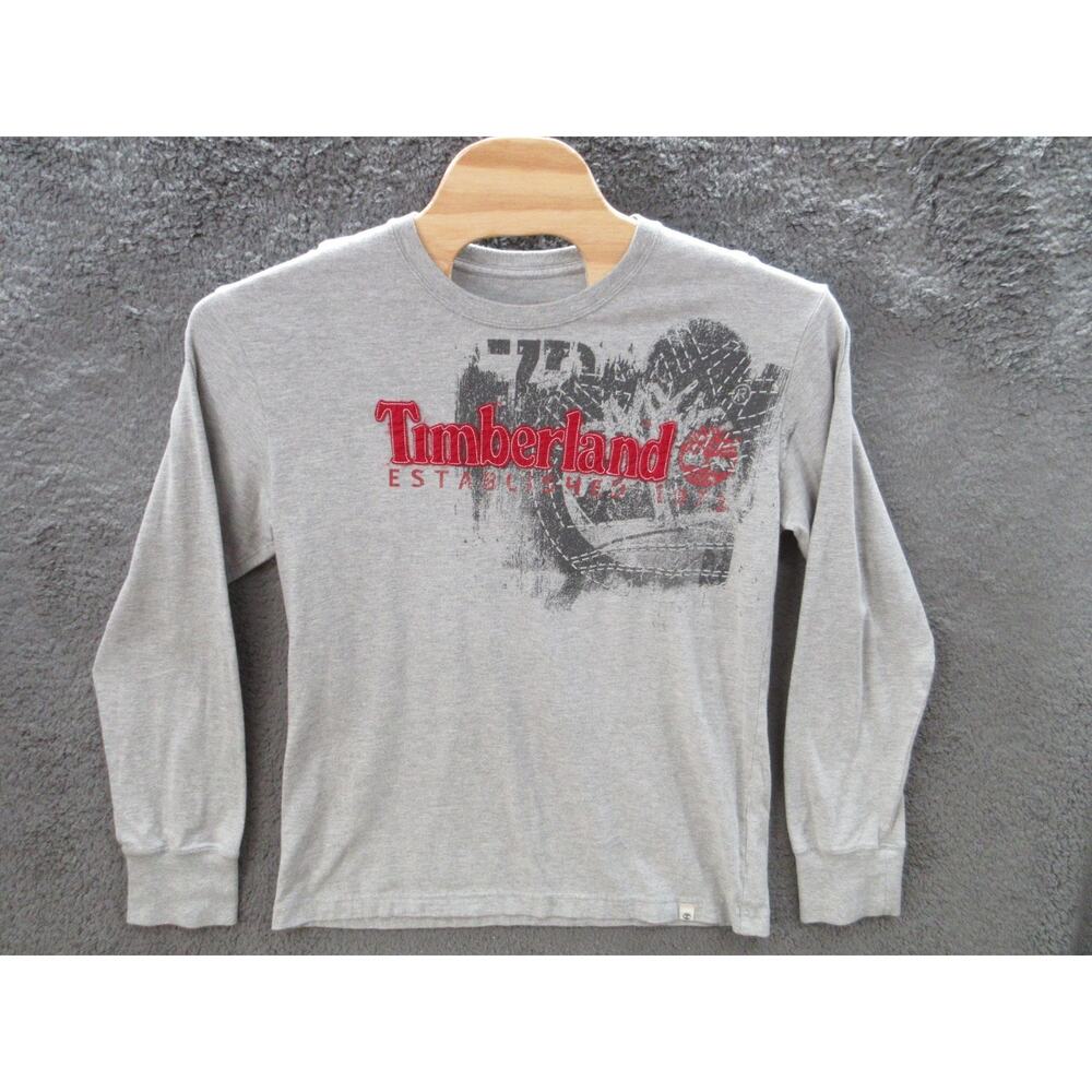 Vintage TIMBERLAND Men's XL Long Sleeve Graphic T-shirt
